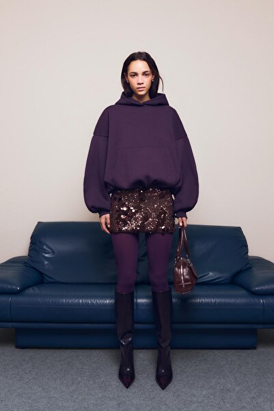 Bershka Pullu mini etek