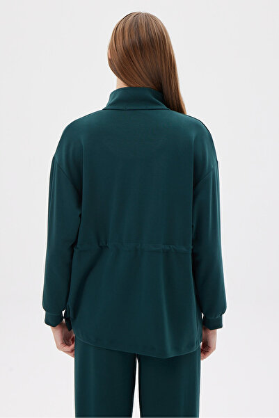 PAULMARK Women's Waist Detailed Sweat Top