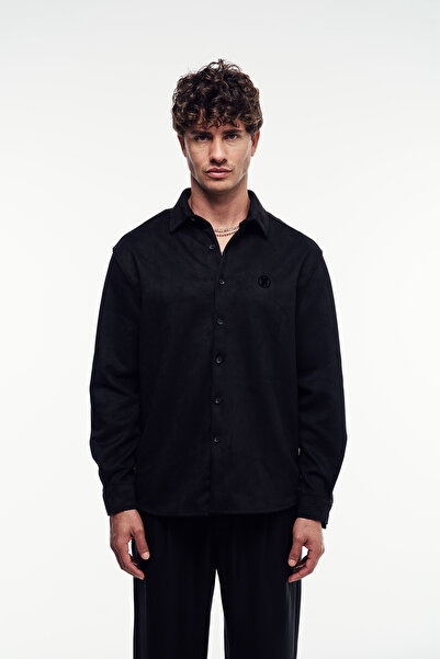 2512 Clothing Relaxed Fit Suede Shirt
