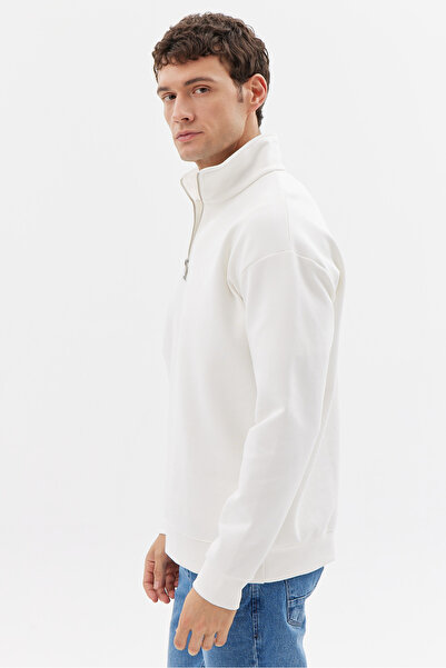 PAULMARK Men's Zipper Detailed Sweat Top