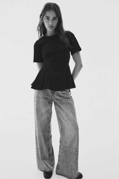 H&M Peplum T-shirt