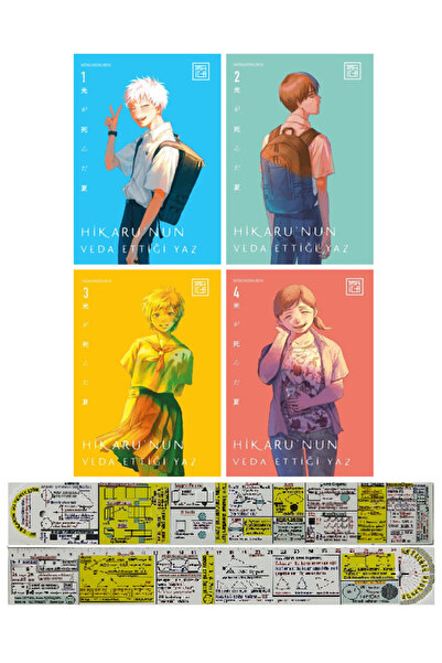 Destek Yayınları Hikarunun Veda Ettiği Yaz 1-2-3-4. Ciltler Manga Seti + Mat....