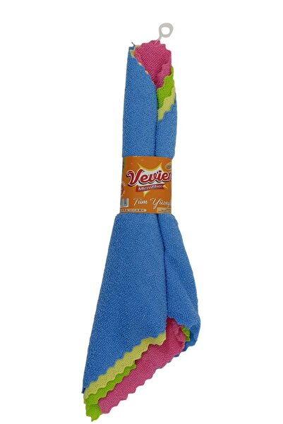 VEVİEN HOME Πανί καθαρισμού με υπερήχους μικροϊνών εξαιρετικά απορροφητικό 30x30 cm Eco Pack των 4