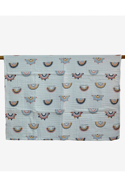 Mimiko Muslin Blanket 4 Layers 100% Organic Cotton Ultra Soft Breathable Baby...