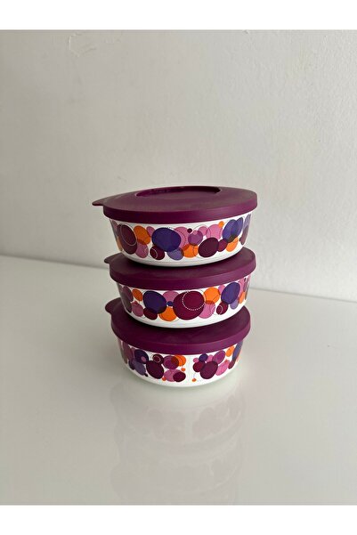 Tupperware delüx 350ml 3lü saklama kabı