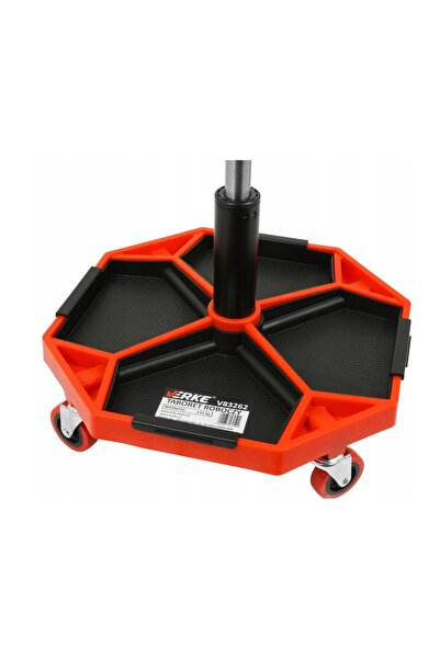 VERKE Stool, workshop chair with drawer, 30x55cm 135kg,