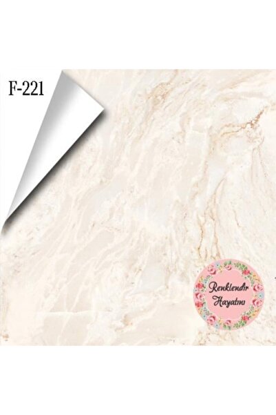 Renklendir Hayatını Tezgah Kaplama Folyosu - Masa Kaplama Folyosu T-221 Parlak