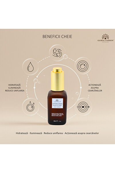 global fashion Moisturizing serum with caffeine, Global Fashion, Caffeine Serum Remove Dark, 50 ml