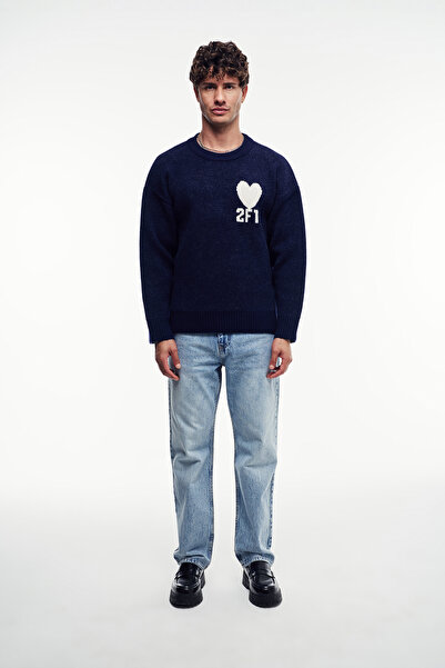 2512 Clothing 2ft Embroidered Knit Sweater