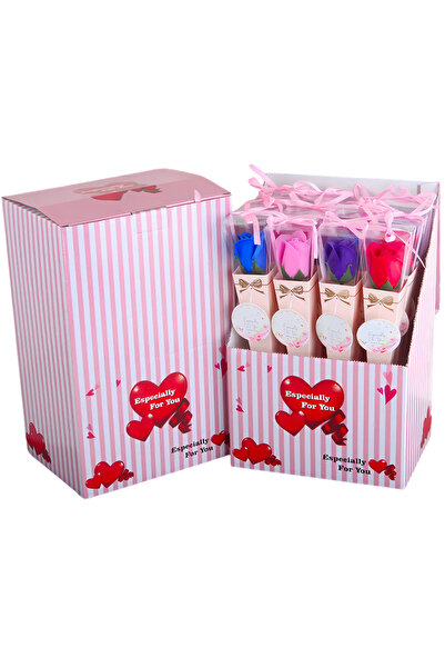 SDEPOT Set de 12 trandafiri artificiali, realizați din plastic de înaltă cali...