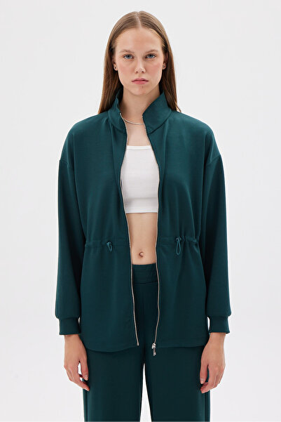 PAULMARK Women's Waist Detailed Sweat Top