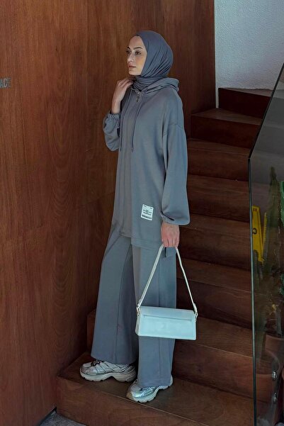 lamelif Rigging Detailed Double Set Gray