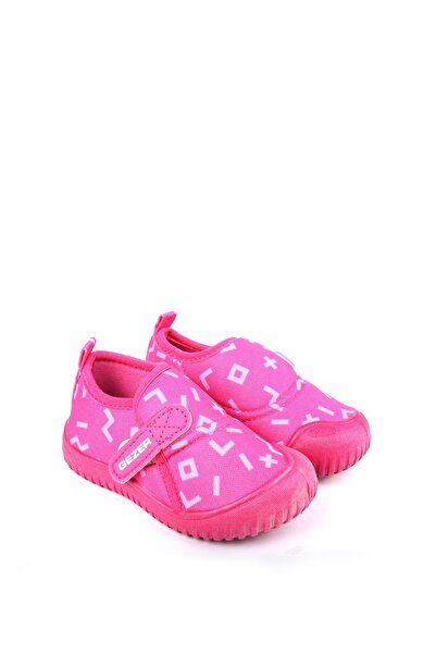 GEZER 02733 Baby Girl Winter Velcro Daily School Nursery Slippers Shoes