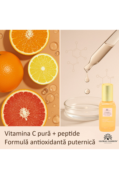 global fashion Ser cu vitamina C, Global Fashion, Vitamin C Serum, 50 ml