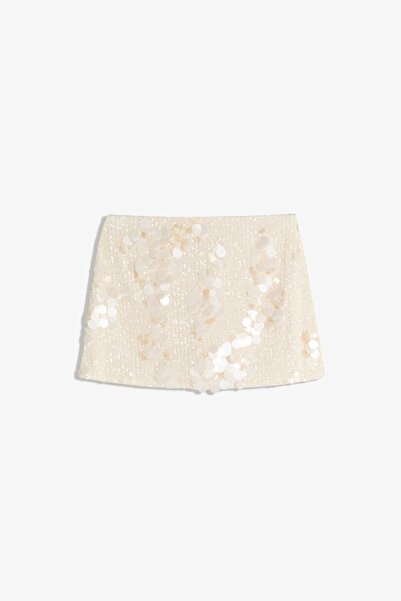 Bershka Sequin mini skirt