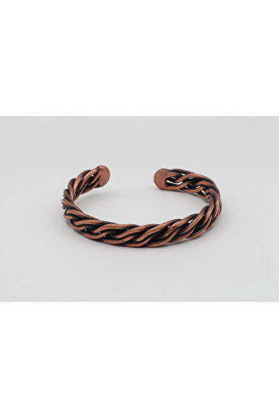 ANTEPSEPETİ Copper Antique Thick Coil Bracelet