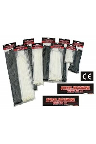 OEM Fasete 200mm 100/set negru