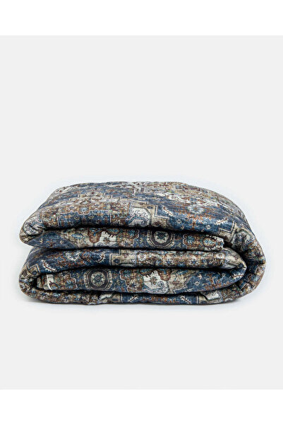 REDTAG Grey 3 Piece Velvet Quilt (Double Size)