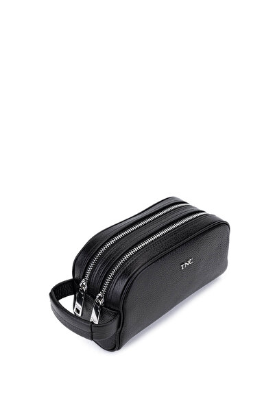 Tamer Tanca Men's Genuine Leather Black Float Handbag