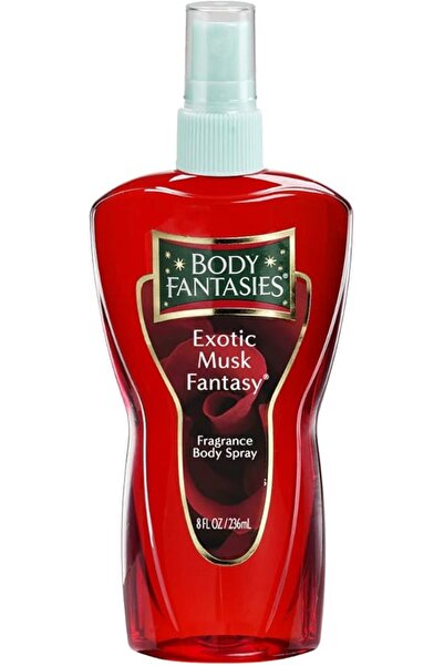 Body Fantasies بخاخ الجسم المسك الأحمر، 236 مل، للنساء