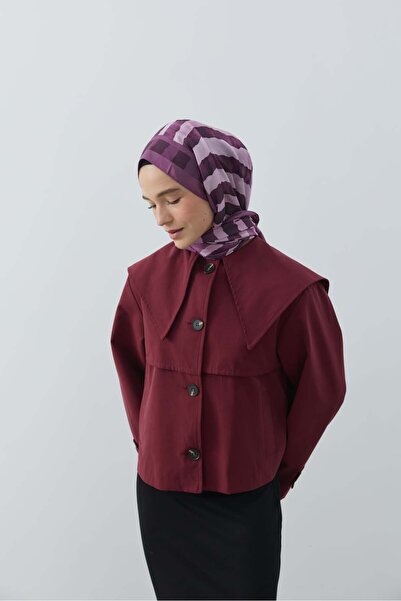 Modakaşmir Σάλι με μοτίβο Curvella Lina