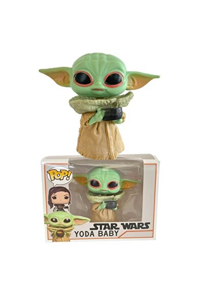 happystoretr Baby Yoda Pop Grogu Mandalorian Bebek Yoda Oyuncak 15 cm