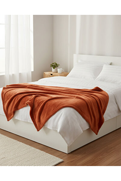 REDTAG Brown Ultra Soft Blanket (Double Size)