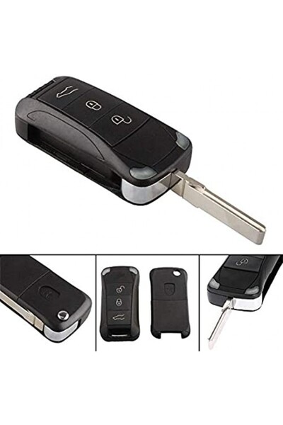 OEM Carcasa cheie Porsche briceag 3 butoane