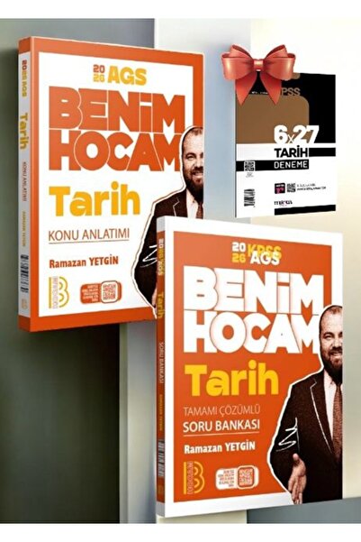 Benim Hocam Yayınları 2026 - AGS Tarih Konu Anlatımı Ve 2026 AGS Tarih Soru B...