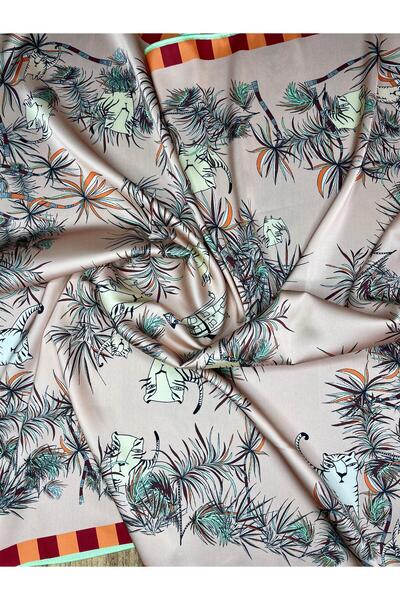 Bolder Scarf Ecru-Kedi Scarf 70*70 cm