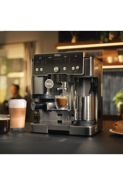 NINJA 2in1 Coffee Machine Luxe Café Essential ES501EU, 1650W,9 bar, 2 l, 3 temp. settings,Inox/Black