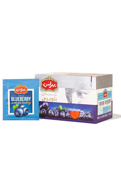 bahraman شاي التوت الأسود (التوت الأزرق) - 25 كيس شاي أعشاب فاخر