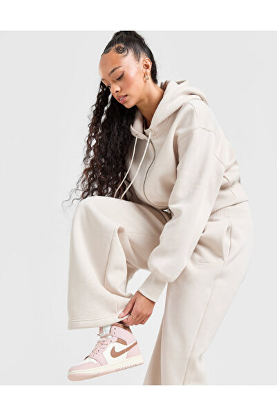 Nike Αθλητικά ρούχα Phoenix Fleece Γκρι φαρδιά γυναικεία φούτερ παντελόνια