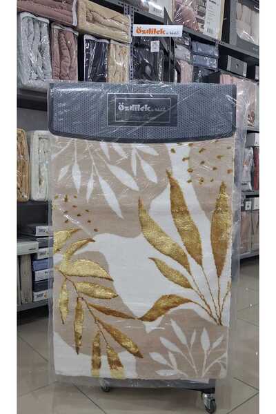 Özdilek Set de 2 covorașe pentru baie - Set de toaletă Flos Rish Gold