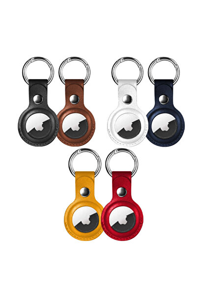 Casey Studios Set 6 Huse AirTag Piele Casey Studios, Breloc, Multicolor