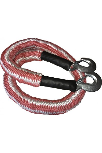 OEM Chinga tractare, flexibila, 2500 - 3000 kg, 4m, alb - rosu