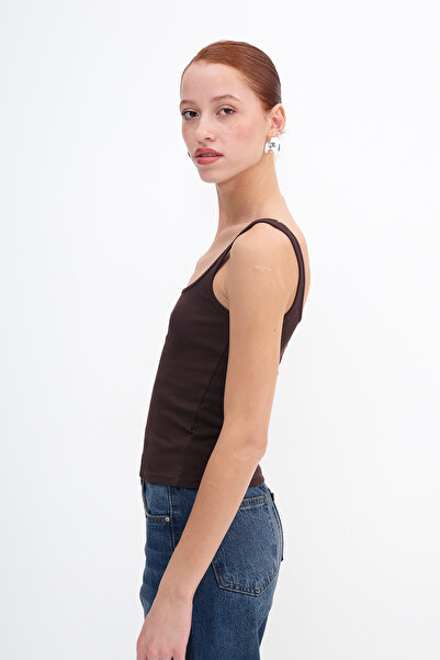 Addax Thick Strap Basic Tank Top A13404-J5