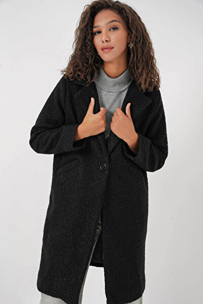 Bigdart Black Women's Coat 9082