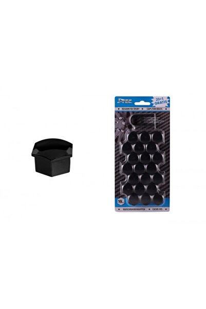 OEM Capace prezoane, 21 buc, 19 mm, negre