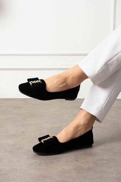 FUGA MODA Luvo Black Gold Buckled Velvet Textured Elegant Engagement Dowry Bag Guest House Bag