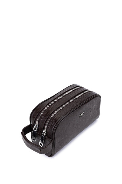 Tamer Tanca Men's Genuine Leather Brown Handbag