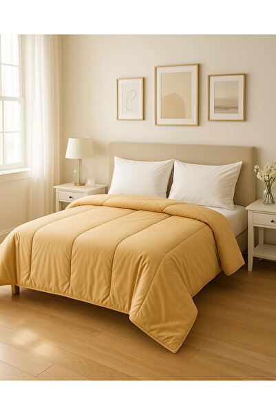 REDTAG Yellow Plain Comforter (King Size)