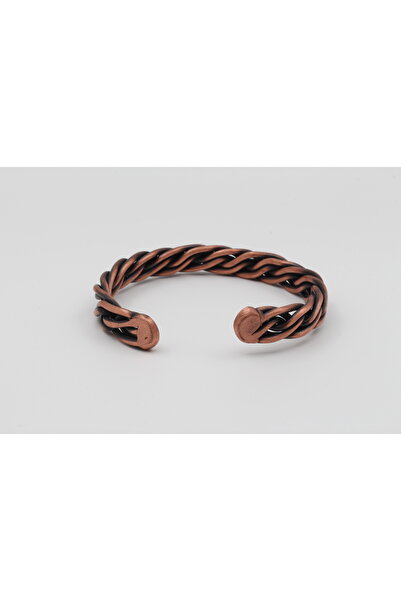 ANTEPSEPETİ Copper Antique Thick Coil Bracelet