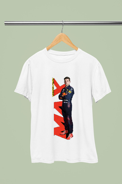 MAGORS MAX VERSTAPPE, BUMBAC IMPRIMAT, Mânecă scurtă, CROP REGULAR F1 tricou