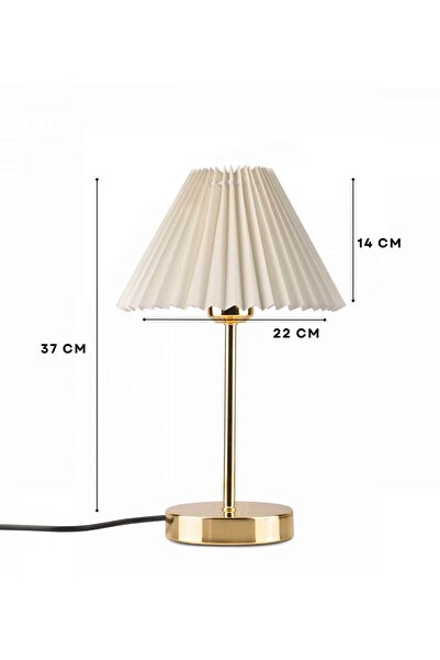 HOMİNG 2-Piece Gold Umbrella Lampshade 242356