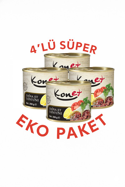 KONET Dana Et Tantuni 4x200 Gr Eko Paket