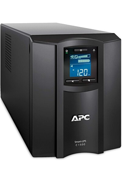 Apc مزود طاقة غير منقطع Smart-UPS SMC1500IC SmartConnect 1500VA (8x IEC C13)، أسود