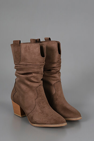 kajal ayakkabı Μπότες καουμπόη με χοντρό τακούνι PİER 400