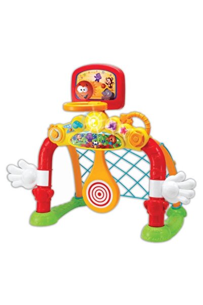 WINFUN مجموعة أهداف ممتعة 4 في 1 - مجموعة ألعاب كرة القدم وكرة السلة والبولين...