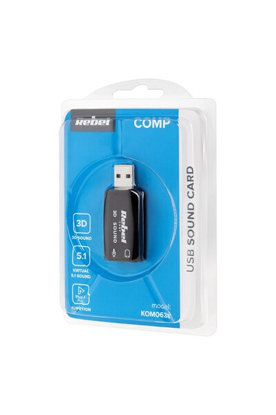 Rebel Placă de sunet USB virtuală 5.1